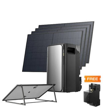 Комплект EcoFlow STREAM ULTRA/Solar Panel 4*400/Регульований кронштейн для сонячних панелей/Розумний лічильник Smart Meter 1537684 фото