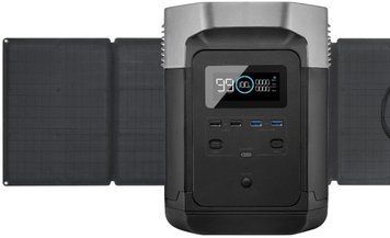 Комплект EcoFlow DELTA + 2*110W Solar Panel 1508918 фото