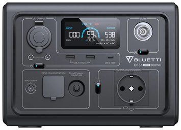 Зарядна станція Bluetti EB3A, 600 Вт, 268 Вт*год (електростанція для дому, UPS, ДЖБ) UK 1508280 фото
